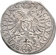48 Kipper Kreuzer - Ferdinand II Graz reverse image