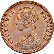 1⁄12 Anna - Victoria [Narayan Rao] Senior Branch obverse image