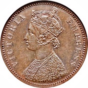 ¼ Anna - Victoria [Narayan Rao] obverse image