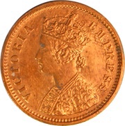 ½ Pice - Victoria [Anand Rao Pawar III] obverse image