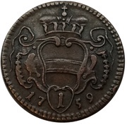 1 Pfennig - Maria Theresia reverse image