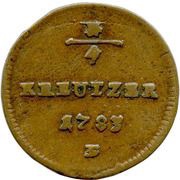 ¼ Kreutzer - Joseph II reverse image