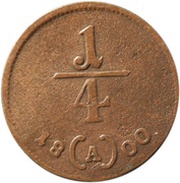 ¼ Kreuzer - Franz II reverse image