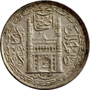 2 Annas - Mir Usman Ali Khan obverse image