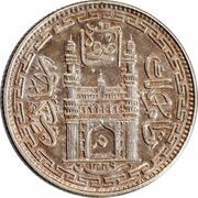 8 Annas - Mir Mahbub Ali Khan obverse image