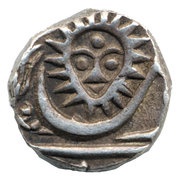 ¼ Rupee, India, 1799-1878 reverse image