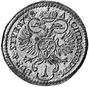 1 Kreuzer - Maria Theresia Graz reverse image