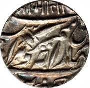 ½ Rupee - George V [Sumar Singh], India, 1911-1918 reverse image
