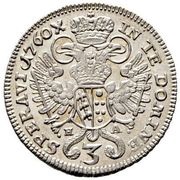 3 Kreuzers - Francis I of Lorraine reverse image