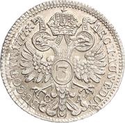 3 Kreuzers - Maria Theresia reverse image