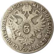 3 Kreuzers - Franz I reverse image