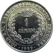 1 Cèntim - Joan Martí i Alanis FAO obverse image