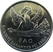 1 Cèntim - Joan Martí i Alanis FAO reverse image
