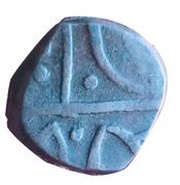 1 Paisa - Chitor mint, India, 1760-1806 reverse image