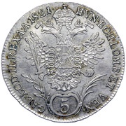 5 Kreuzer - Franz I, Austria, 1817-1824 reverse image