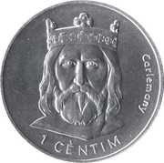 1 Cèntim Charlemagne reverse image