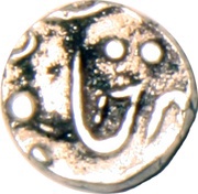 ⅛ Rupee - Shah Alam II, India, 1821 reverse image