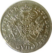 7 Kreuzers - Franz I, Austria, 1751-1765 reverse image