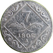 7 Kreuzers - Franz II, Austria, 1802 reverse image