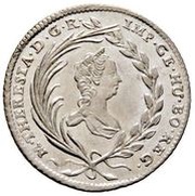 10 Kreuzers - Maria Theresia Graz obverse image