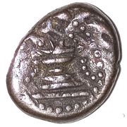 2 Kasu - Rajas of SivaGanga, India, 1743-1801 reverse image