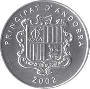 1 Cèntim Pyrenean Chamois obverse image