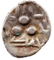 Qandhari Dirham " Damma" - Muhammad - 712-715 AD Amir of Multan obverse image