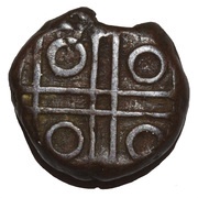 1 Kasu - Krishna Raja Wodeyar II, India, 1731-1761 reverse image