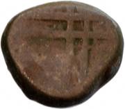 ½ Kasu, India,  reverse image