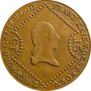 15 Kreutzer - Franz I obverse image