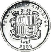 1 Cèntim Sant Martí de la Cortinada obverse image