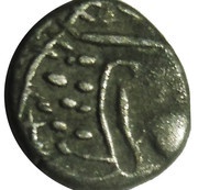 1 Damma - Jayasimha "Yashaditya" serie, Trident type obverse image