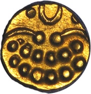 1 Fanam, India, 1820-1830 reverse image