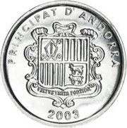 1 Cèntim Pont de la Margineda obverse image