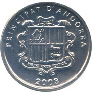 1 Cèntim Sant Miquel d'Engolasters obverse image