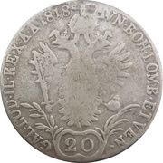 20 Kreuzers - Franz I, Austria, 1817-1824 reverse image