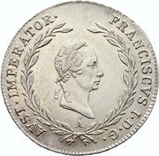 20 Kreuzers - Franz I obverse image