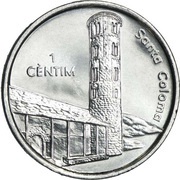 1 Cèntim Santa Coloma reverse image