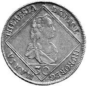 30 Kreuzers - Maria Theresia Hall obverse image