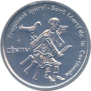 1 Cèntim Sant Martí de la Cortinada reverse image