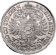 ½ Thaler - Maria Theresia Vienna, Austria, 1766-1772 reverse image