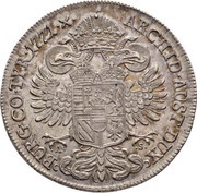 ½ Thaler - Maria Theresia Hall, Austria, 1766-1777 reverse image