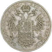 ½ Thaler - Ferdinand I, Austria, 1837-1848 reverse image