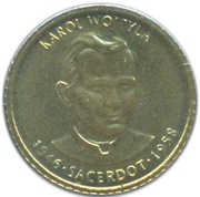 1 Cèntim Pope John Paul II, Andorra, 2005 reverse image