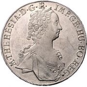 1 Thaler - Maria Theresia Hall obverse image
