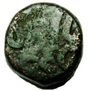 1 Dam - Akbar Ajmer mint, India, 1556-1605 reverse image
