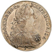 1 Thaler - Joseph II Regency obverse image
