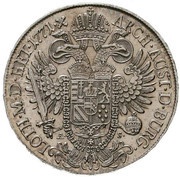 1 Thaler - Joseph II Regency, Austria, 1765-1777 reverse image
