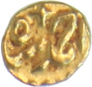 ½ Fanam - Ahmad Shah Bahadur obverse image