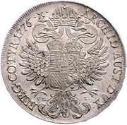 1 Thaler - Maria Theresia Hall, Austria, 1772-1776 reverse image